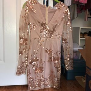 Hello molly tight long sleeve ddress
